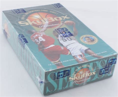 1994 95 Skybox Premium Series 2 Basketball Hobby Box With 36 Packs