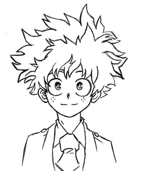 Cómo Dibujar A Deku De My Hero Academia Imágenes Y Consejos Practicarte