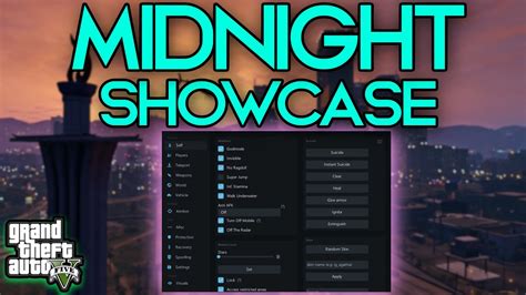 MIDNIGHT MOD MENU SHOWCASE GTA ONLINE BEST BUDGET MENU YouTube