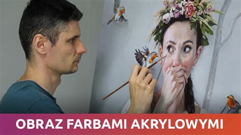 Jak Namalowa Obraz Farbami Akrylowymi Youtube