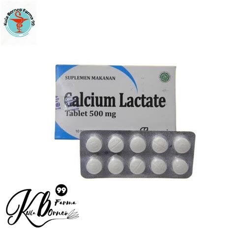 Jual Calcium Lactate Mersi 10 Tablet Shopee Indonesia