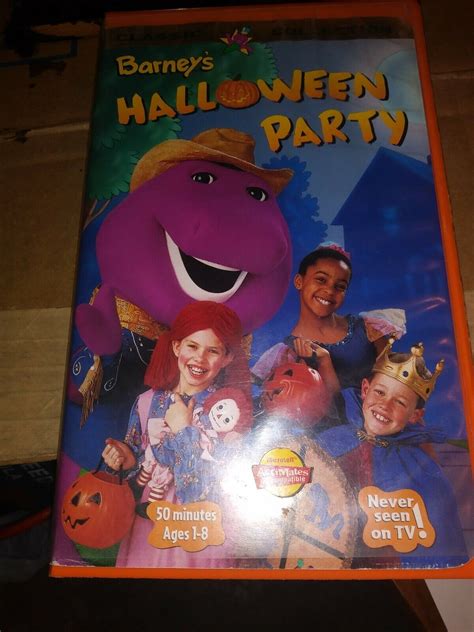 Barney Barneys Halloween Party Vhs 1998 45986020246 Ebay