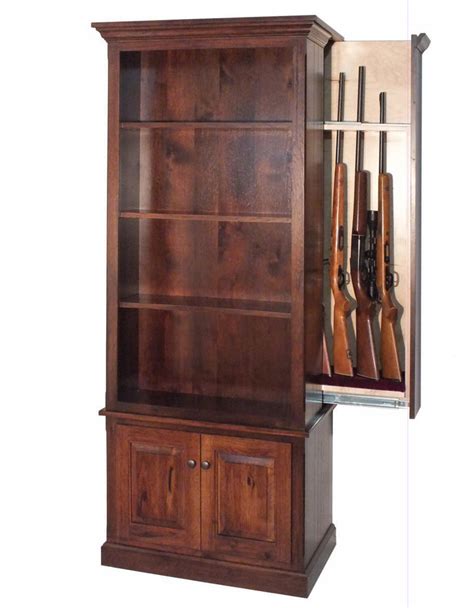 Gun Cabinet Hidden Gun Cabinets A Hidden Gun Cabinet In Plain Sight