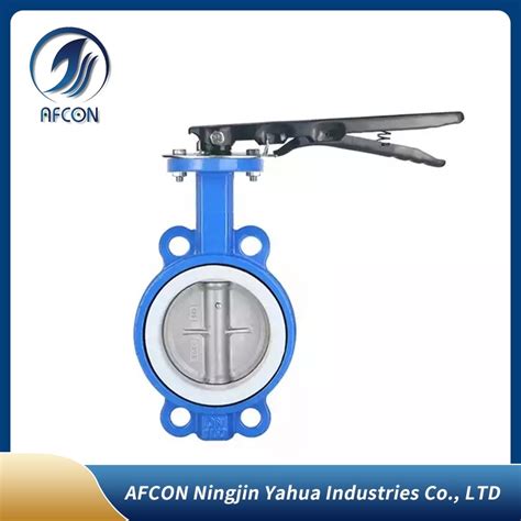 Cast Iron Ductile Iron Wafer Type Manual Concentric Butterfly Valves