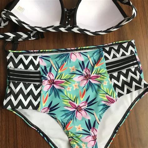 Biquíni Verde Floral Bojo Hot Pants Moda Praia Plus Size Frete Grátis