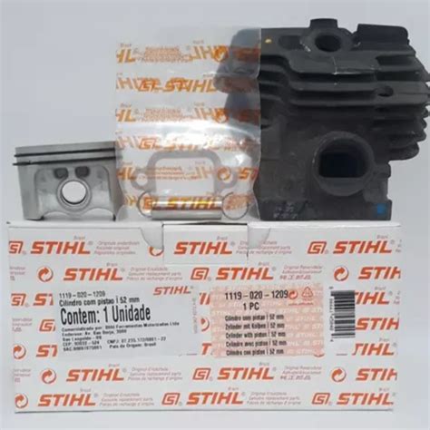 Cilindro Pist O Mm Para Motosserra Ms Stihl Original Mundo D