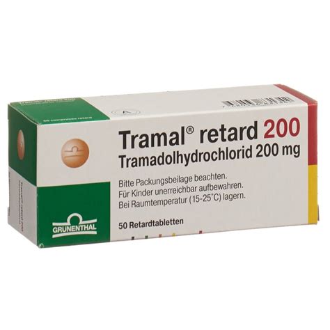 TRAMAL Retard Ret Tabl 200 Mg Blist 50 Stk Online Bestellen