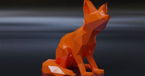 Low poly fennec fox da FuzzyRaptor | Scarica il modello STL gratuito ...