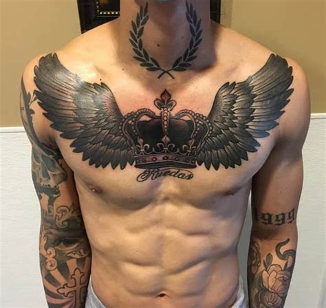 Aggregate More Than 51 Angel Wings Chest Tattoo Meaning In Cdgdbentre