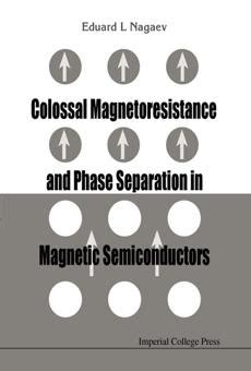 Pdf Colossal Magnetoresistance And Phase Separation In Magnetic