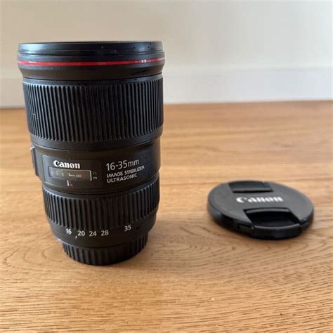 Canon EF 16 35 Mm F 4 0 L IS USM Objektiv Schwarz TOP Zustand