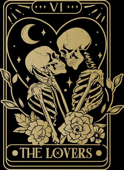 The Lovers Tarot Card Png - Etsy