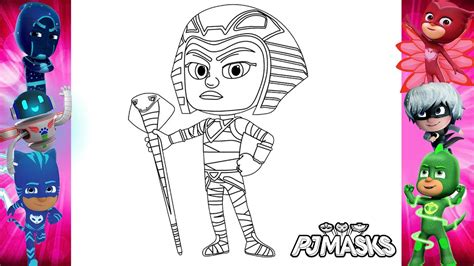 How To Draw Pharaoh Boy Pj Masks Drawing Easy Pharaoh Boy Pj Masks