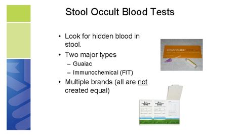 The Importance Of Stool Occult Blood Tests In