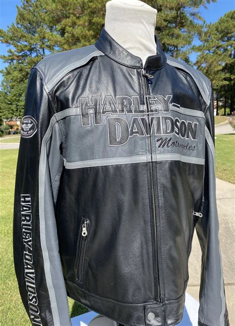 Harley Davidson Men Classic Cruiser Leather Jacket La Gem