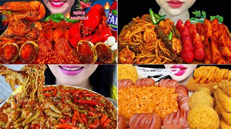 Best Asmr Mukbang Spicy Food Stella Asmr Zcm Asmr Dew Asmr