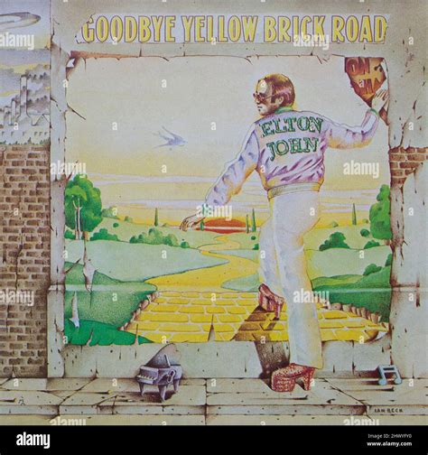 John Elton Entertainment Memorabilia Elton John Goodbye Yellow Brick