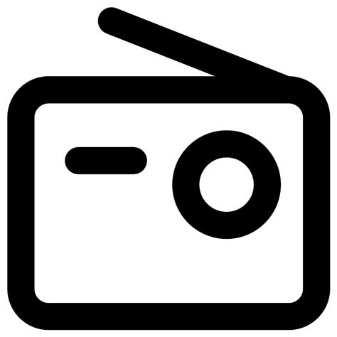 Radio Vector SVG Icon SVG Repo