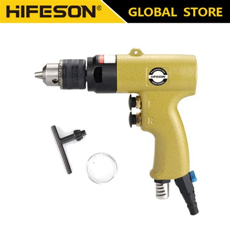 Hifeson Multifunctional Pneumatic Drill Button Type Speed Adjustable