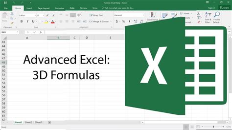 Advanced Excel 3d Formulas Advanced Excel Tutorial Youtube