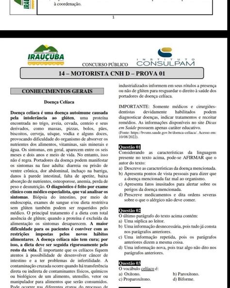 Banca Consulpam Usa A Mesma Prova Em Bodoc Pe E Irau Uba Ce E Tumultua