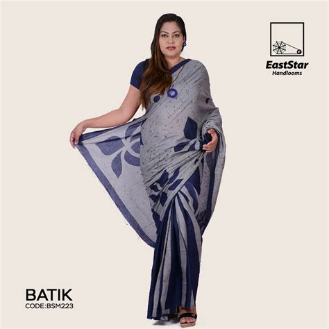 Sri Lankan Batik Saree Bsm223 East Star Handlooms