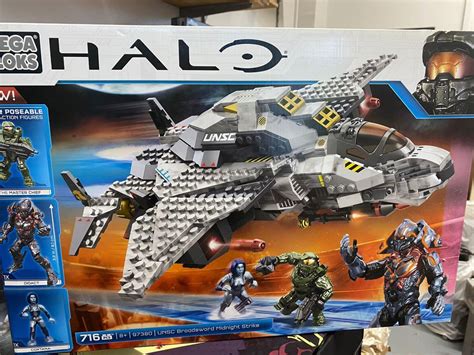 Mega Bloks Halo Unsc Broadsword Midnight Strike Toys Games Bricks