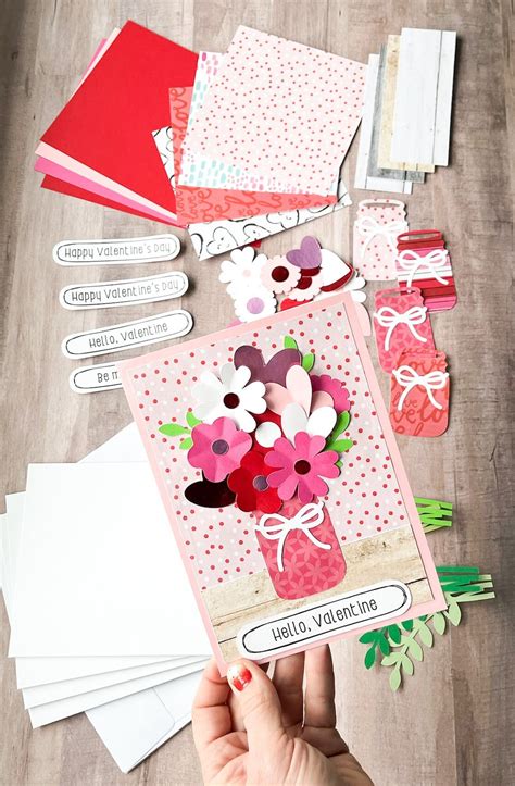 DIY Valentine S Day Card Kit Make Your Own Valentine S Day Card