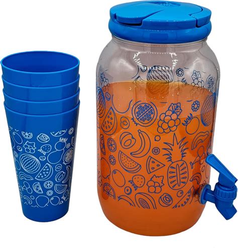 Amazon Plastic Drink Dispenser With Spigot Gallon Beverage