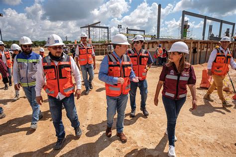 Gobernadora Supervisa Avances De La Estaci N Del Tren Maya