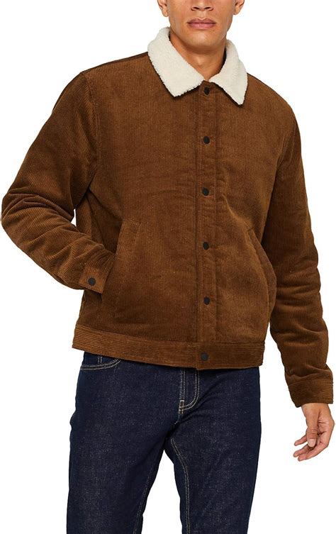 Esprit 099Ee2G022 Chaqueta Marrón Camel 230 XXXL para Hombre