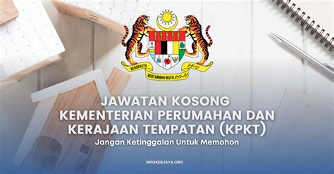 Jawatan Kosong Tribunal Perumahan Dan Pengurusan STRATA Kementerian