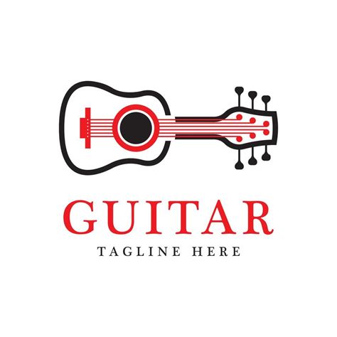 Guitar Logo Design Icon And Symbol Vector 16961672 Vector Art At Vecteezy