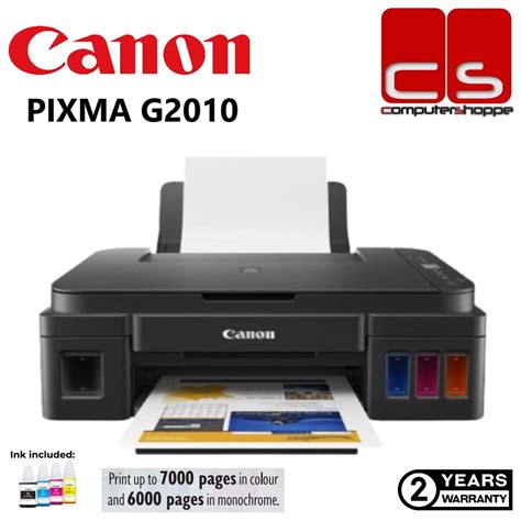 Canon Pixma G Refillable Ink Tank All In One Inkjet Printer