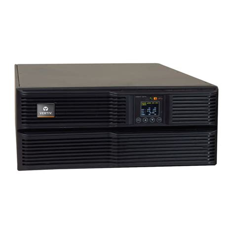 Vertiv Liebert Gxt4 6000rtl630 Installer User Manual Pdf Download Manualslib