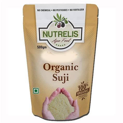 Nutrelis Organic Suji 100 Organic And Rich In Fiber