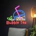 Bubble Tea Neon Sign Boba Tea Neon Light Milk Tea Led Sign Etsy