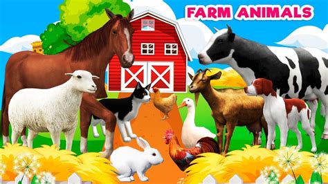 The Animals On The Farmfarm Animals Song Animals Sounds Song Walk