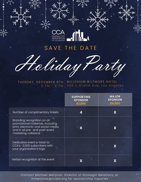 Holiday Party | Central City Association of Los Angeles