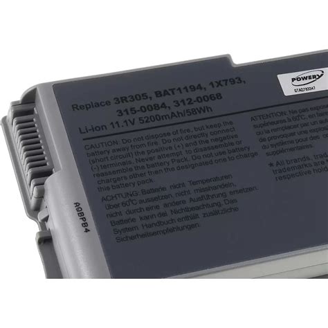 Akku für Dell Latitude D500 D600 11 1V 4400 mAh DELL Akku für