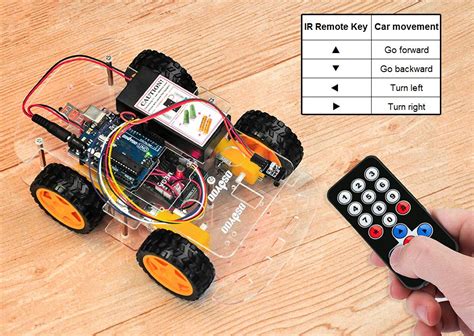 OSOYOO Robot car kit Lesson 2: IR Remote Control Robot Car « osoyoo.com