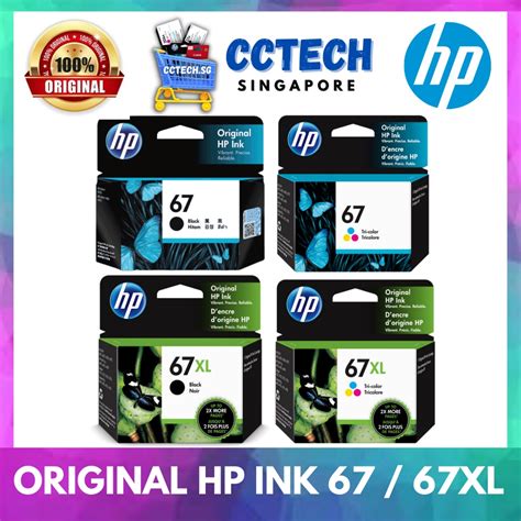 Original Hp Xl Black Tri Color Ink Cartridge Sg Ready Stocks