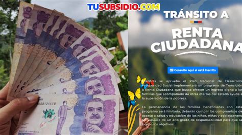 Renta Ciudadana En Cumples Con Los Requisitos Para Acceder Al