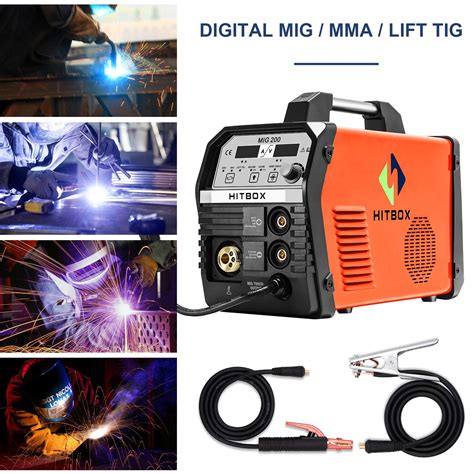 Hitbox In Mig Welder Inverter Mig Arc Lift Tig Gas Gasless