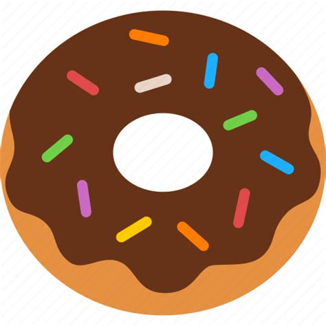 Chocolate Donut PNG Clipart Background PNG Play