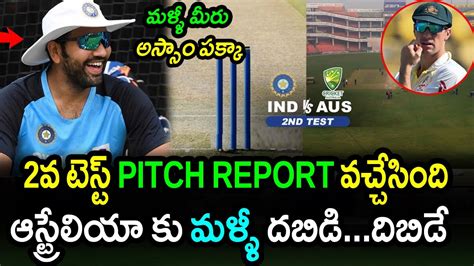 India Australia Nd Test Pitch Report Details Released Ind Vs Aus Nd