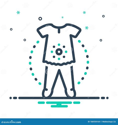 Icono De Mezcla Para Todo El Conjunto Y La Ropa Ilustraci N Del Vector