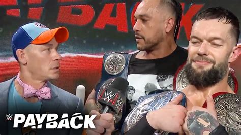 John Cena interviews The Judgment Day: WWE Payback 2023 highlights ...