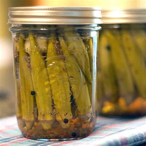 Homemade Pickled Okra Canning Process - Lana’s Cooking