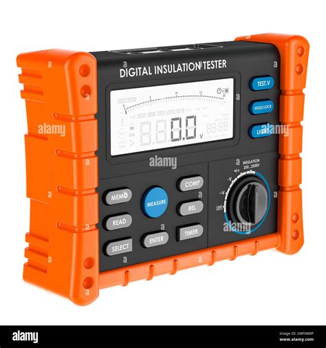 High Voltage Digital Insulation Resistance Tester 3D Rendering